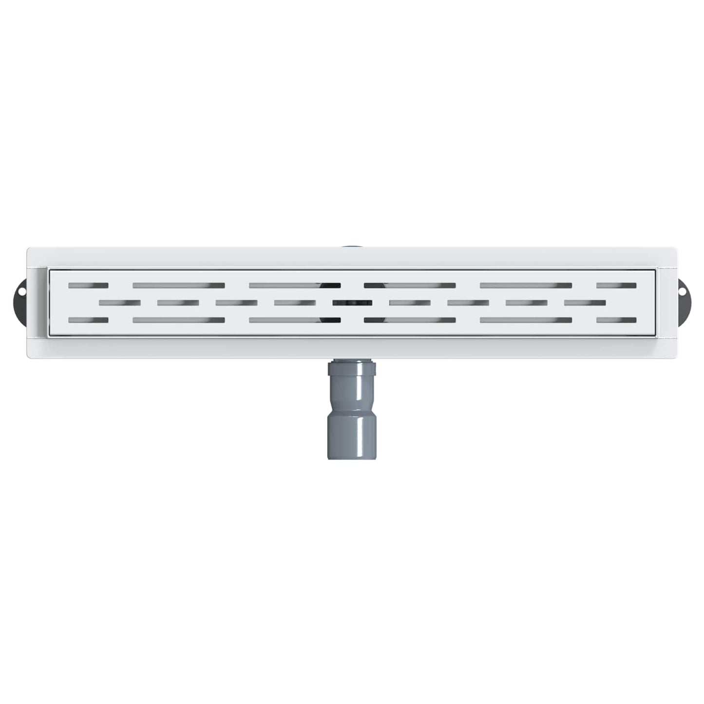 Shower Drain Line Design with 360° Siphon Silver 60 cm