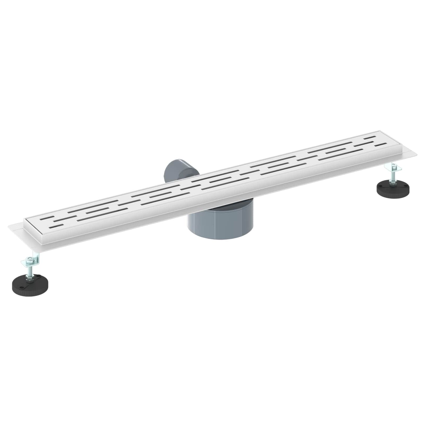 Shower Drain Line Design with 360° Siphon Silver 70 cm