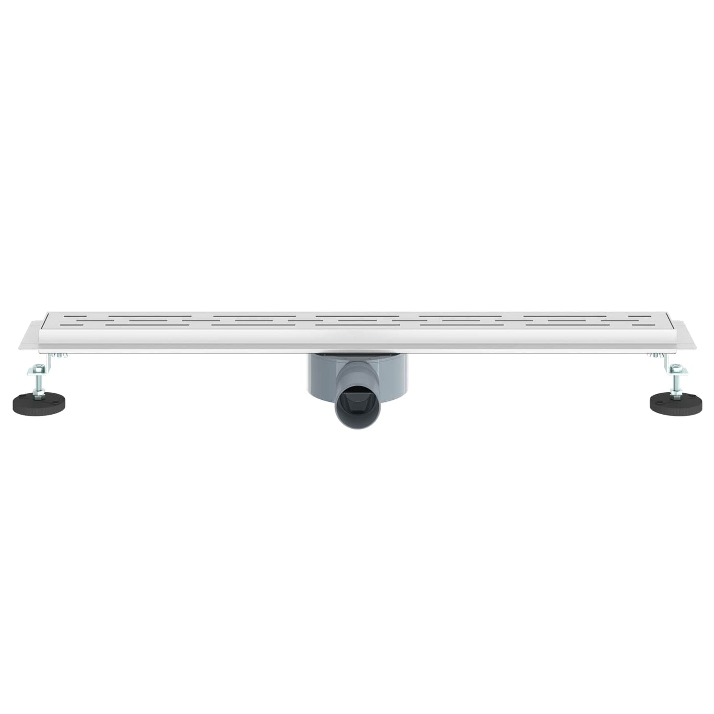 Shower Drain Line Design with 360° Siphon Silver 70 cm
