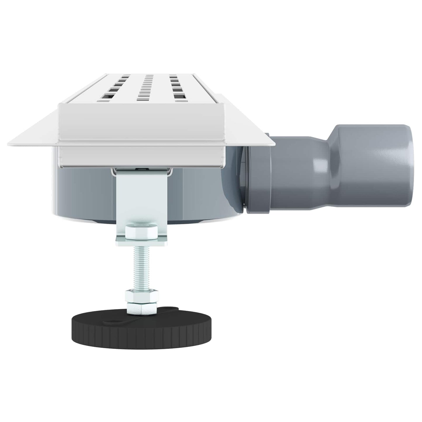 Shower Drain Line Design with 360° Siphon Silver 70 cm
