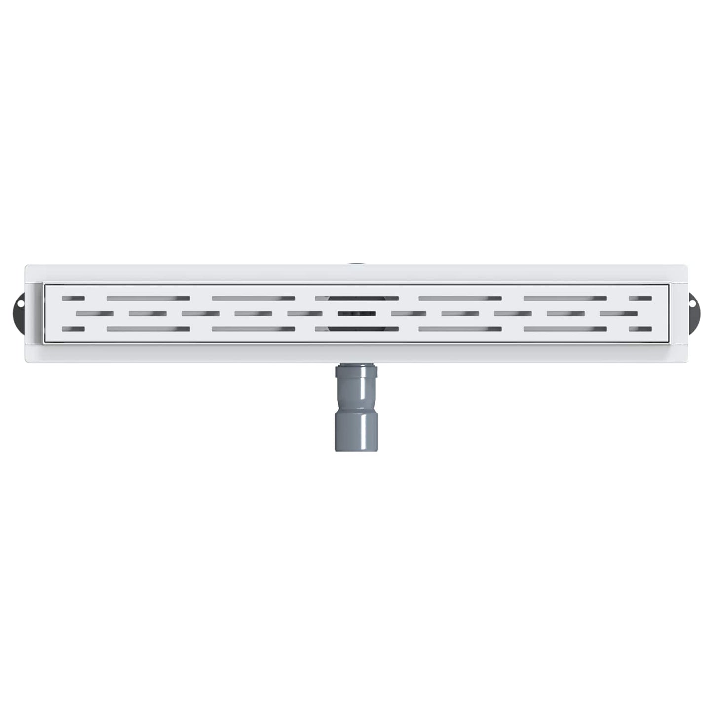 Shower Drain Line Design with 360° Siphon Silver 70 cm