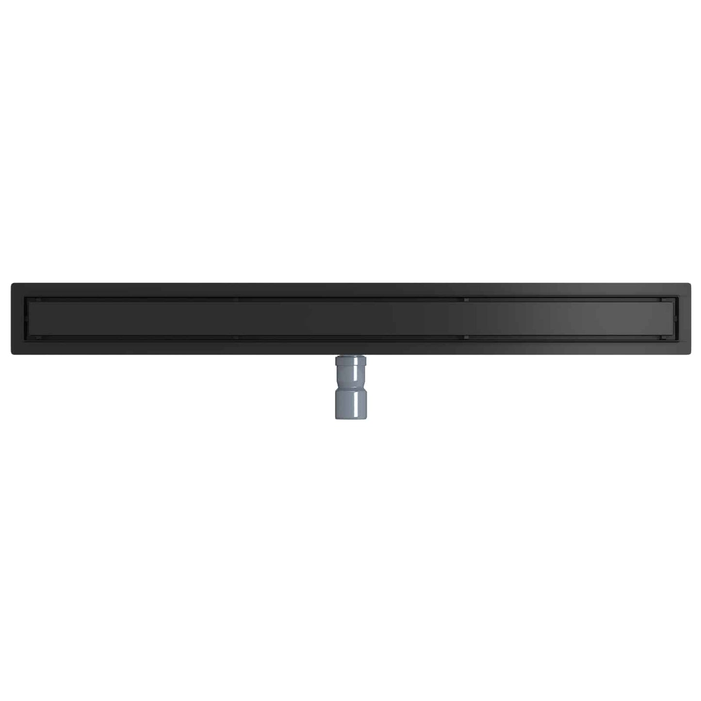 Shower Drain 2-in-1 with 360° Siphon Black 100 cm