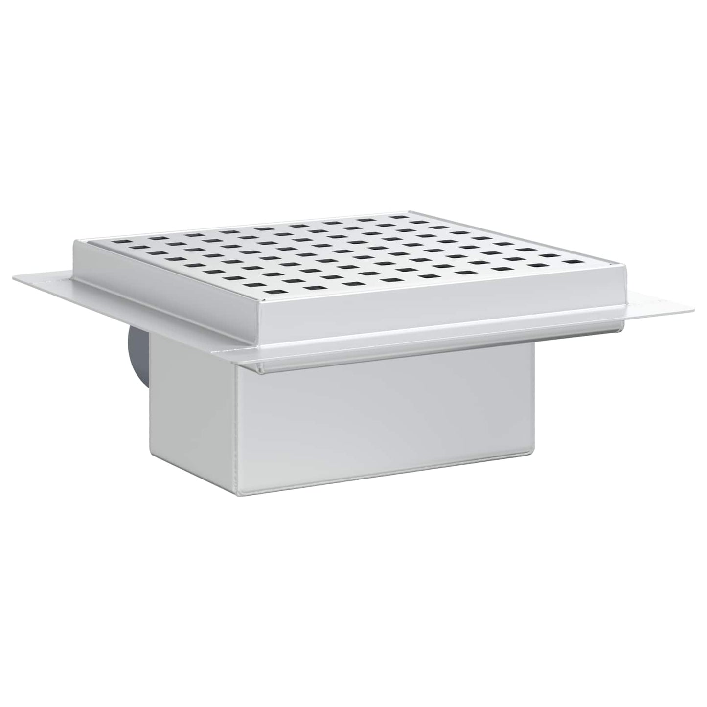 Dot Shower Drain Silver 15 x 15 cm Stainless Steel 304