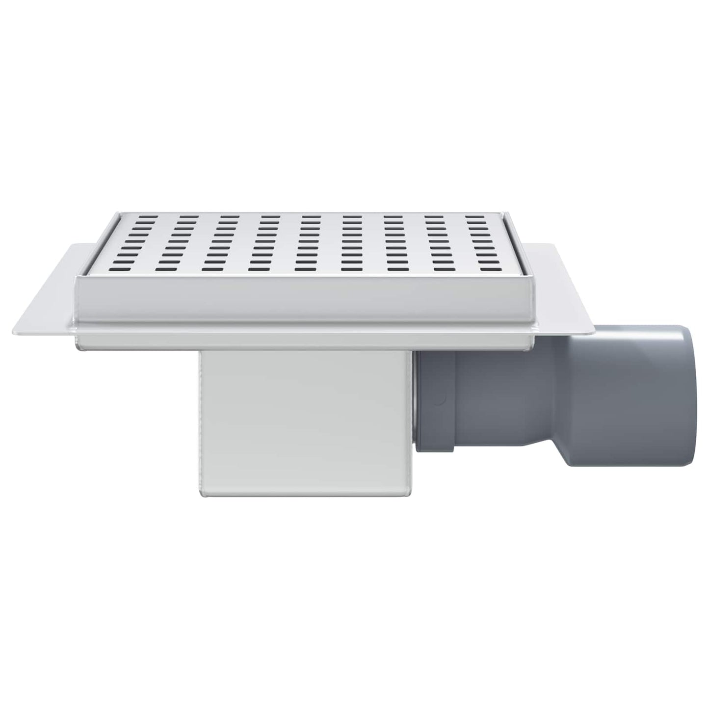 Dot Shower Drain Silver 15 x 15 cm Stainless Steel 304