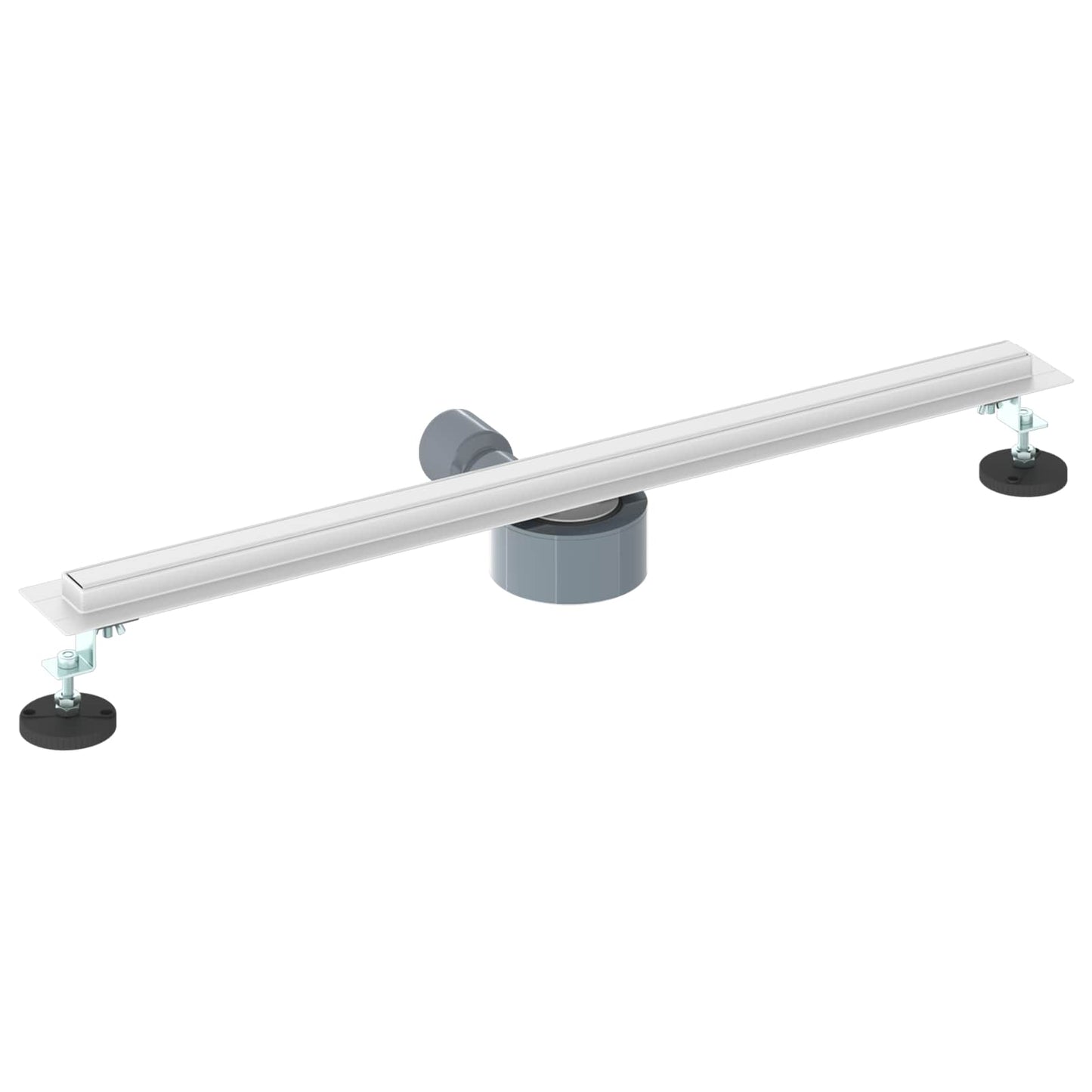 360° Shower Drain with Slim Model Silver 70 cm