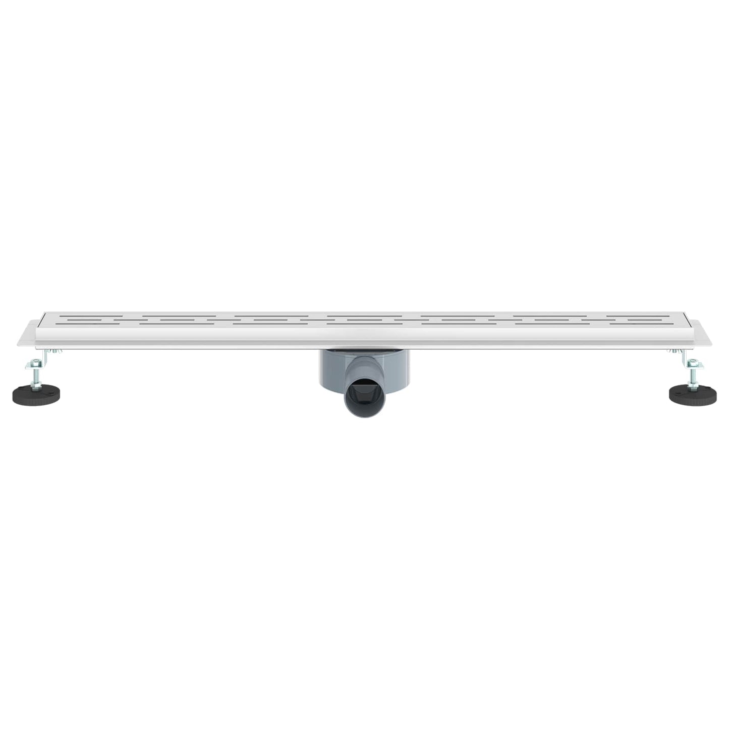 Shower Drain Line Design with 360° Siphon Silver 80 cm