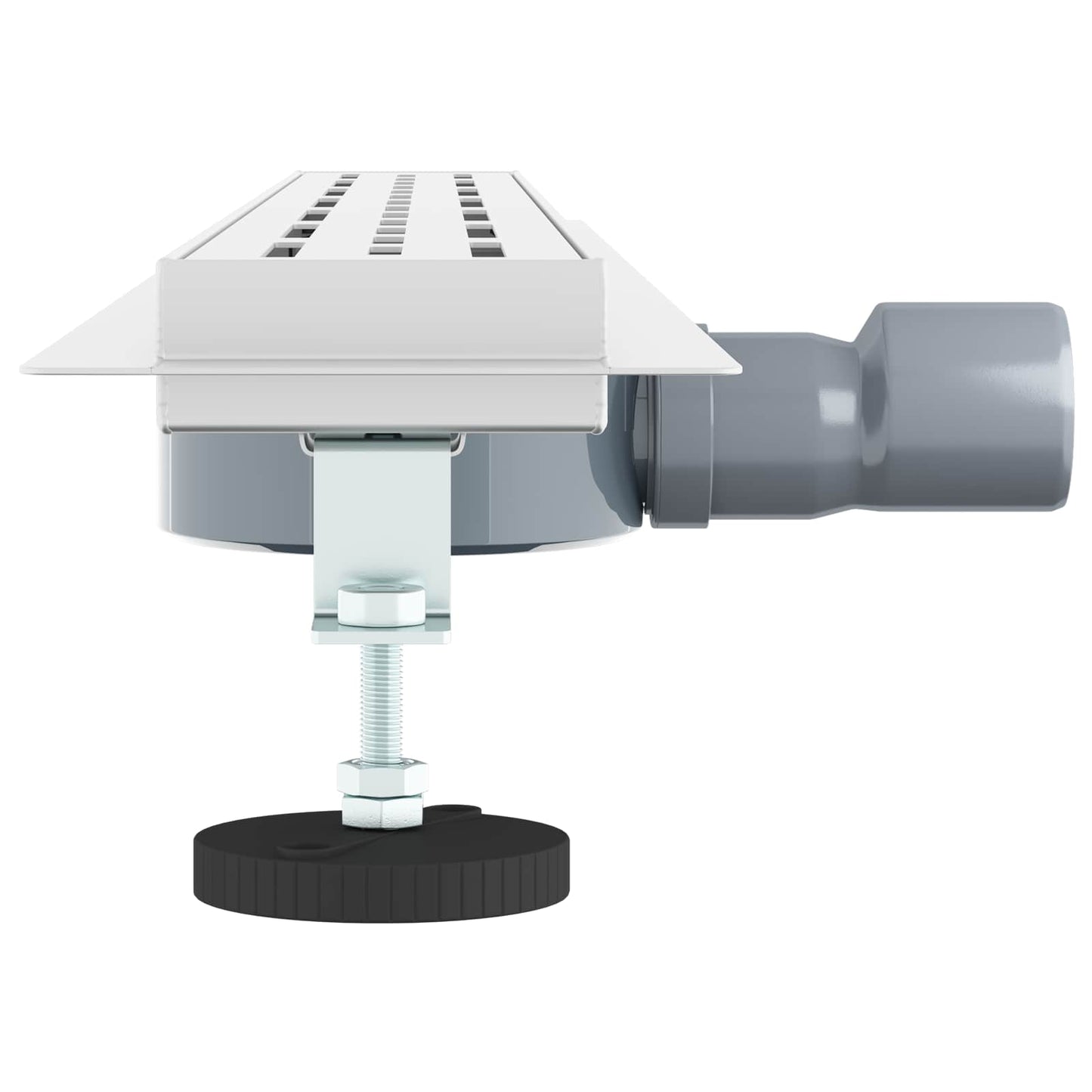 Shower Drain Line Design with 360° Siphon Silver 80 cm