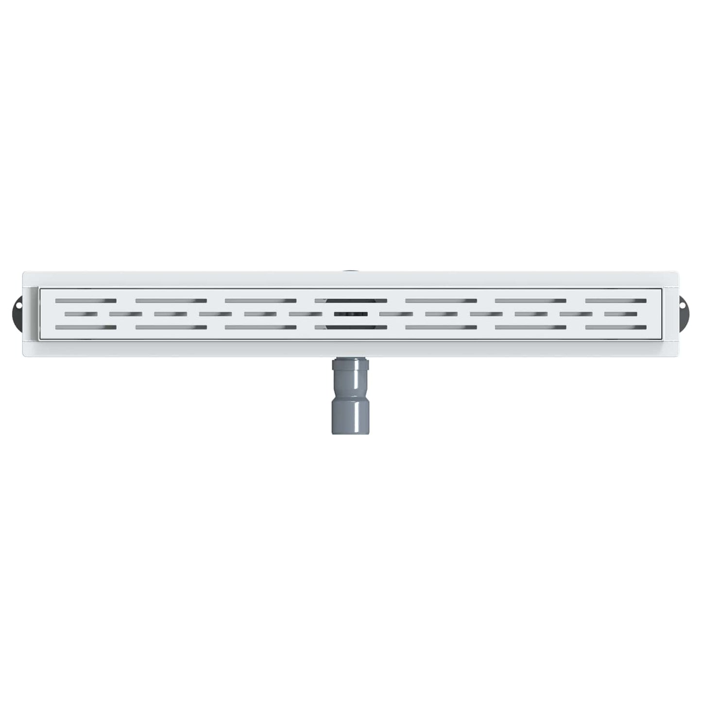 Shower Drain Line Design with 360° Siphon Silver 80 cm