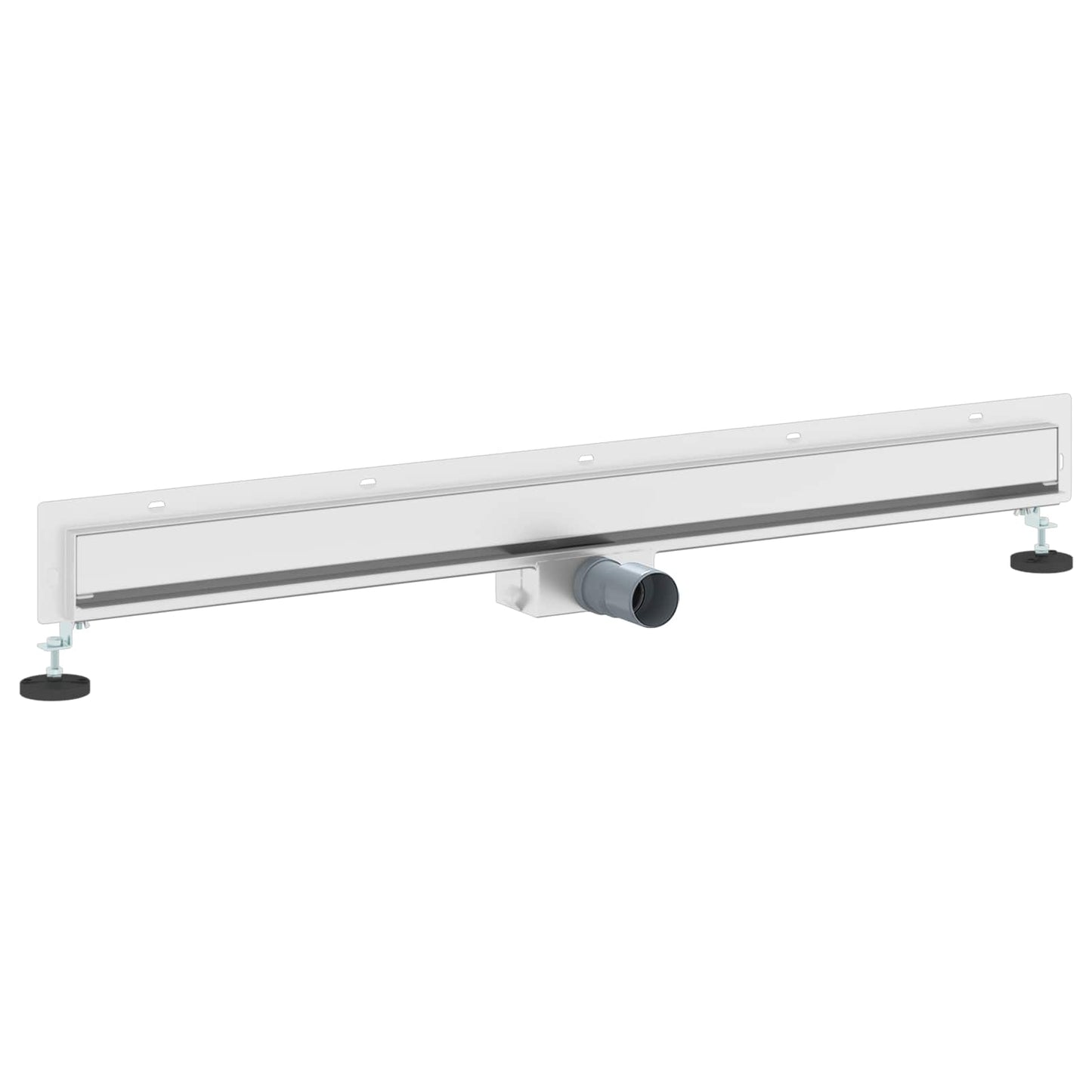 Wall Mounted Shower Drain Silver 100 cm Stainless Steel 304