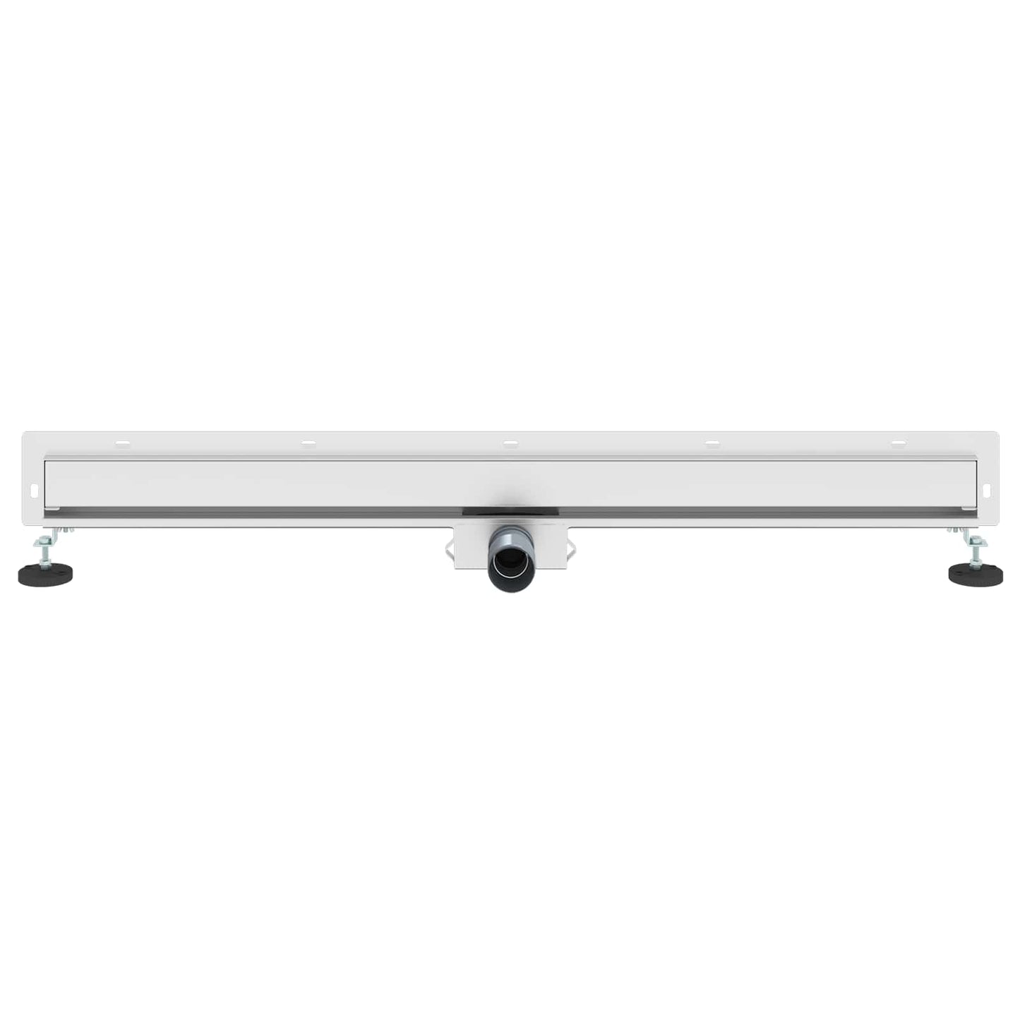 Wall Mounted Shower Drain Silver 100 cm Stainless Steel 304