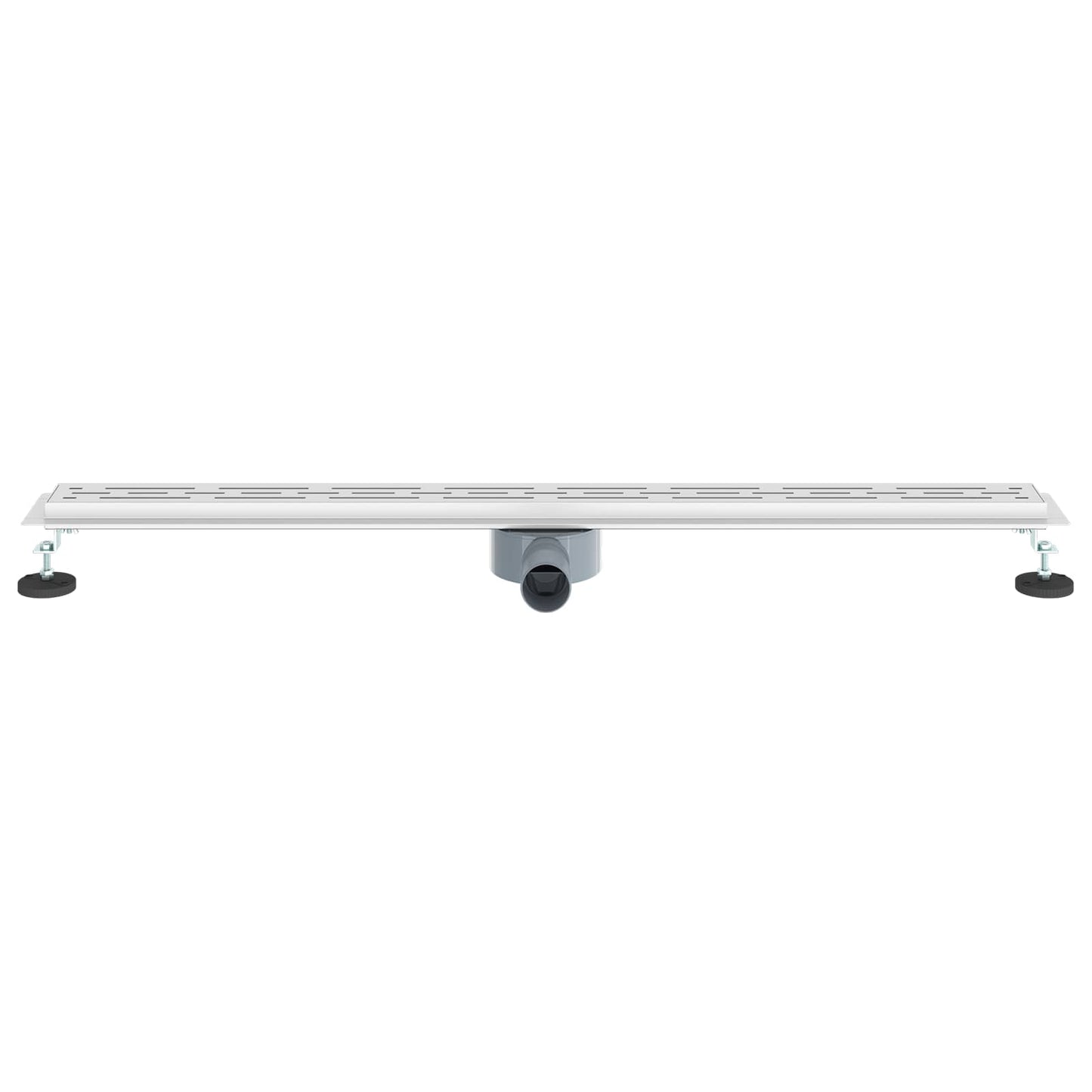 Shower Drain Line Design with 360° Siphon Silver 100 cm