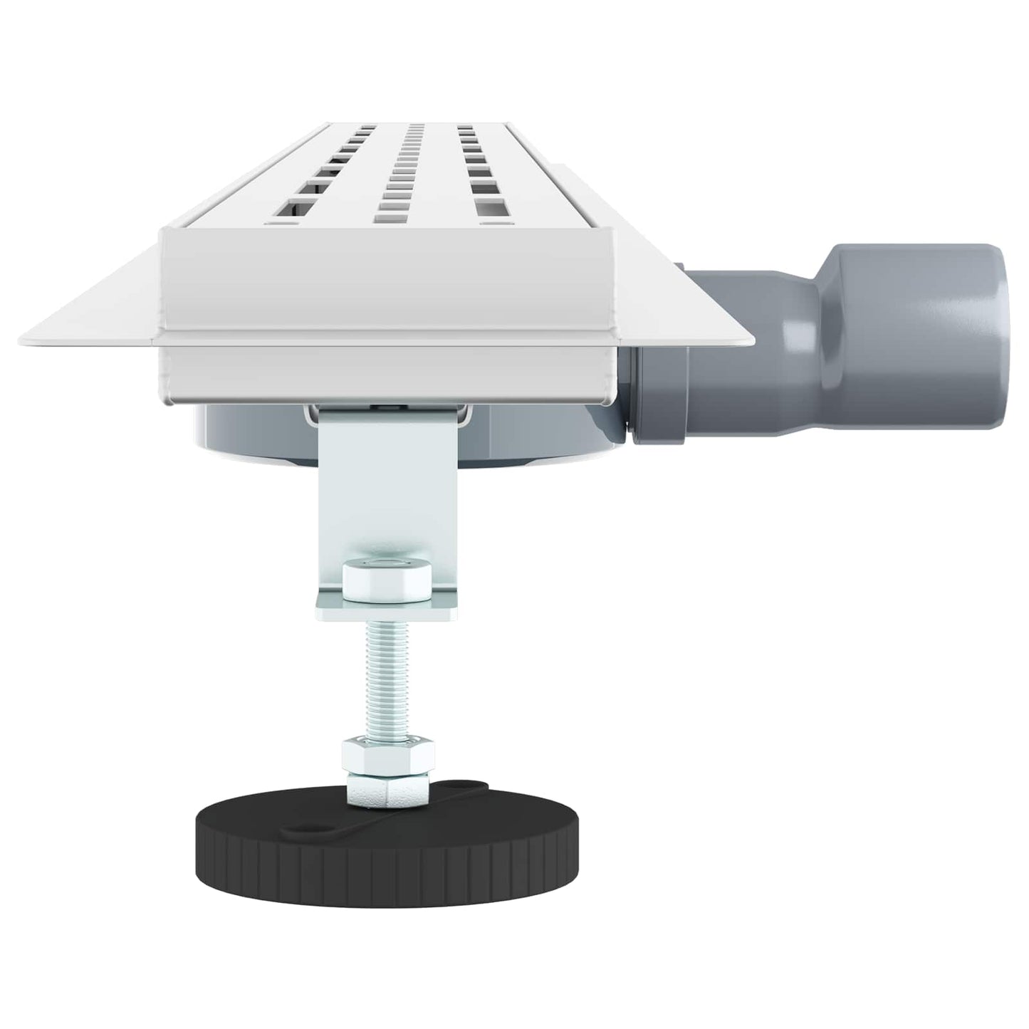 Shower Drain Line Design with 360° Siphon Silver 100 cm