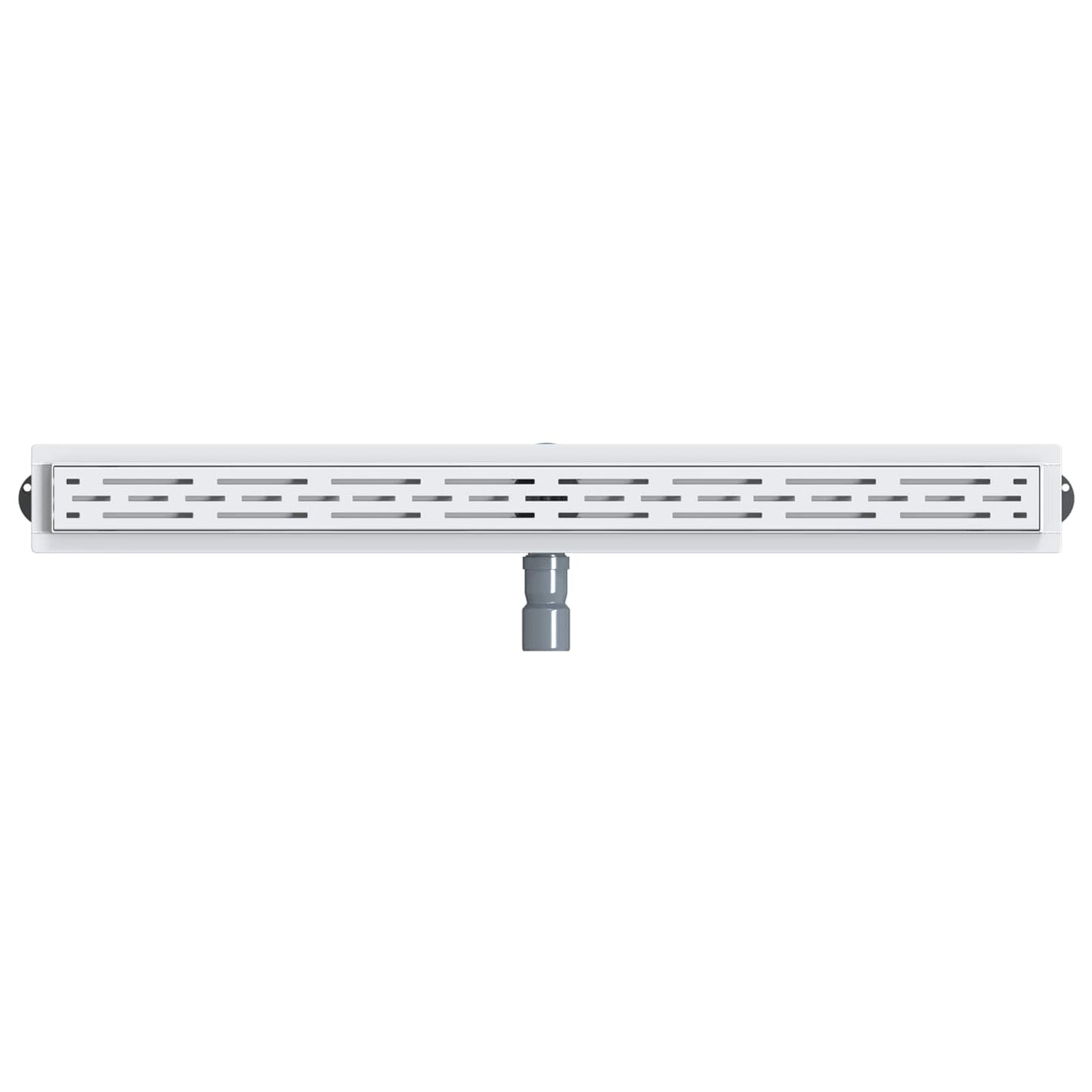 Shower Drain Line Design with 360° Siphon Silver 100 cm