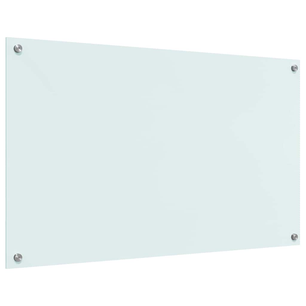Kitchen Backsplash Milk 100 x 60 cm Tempered Glass