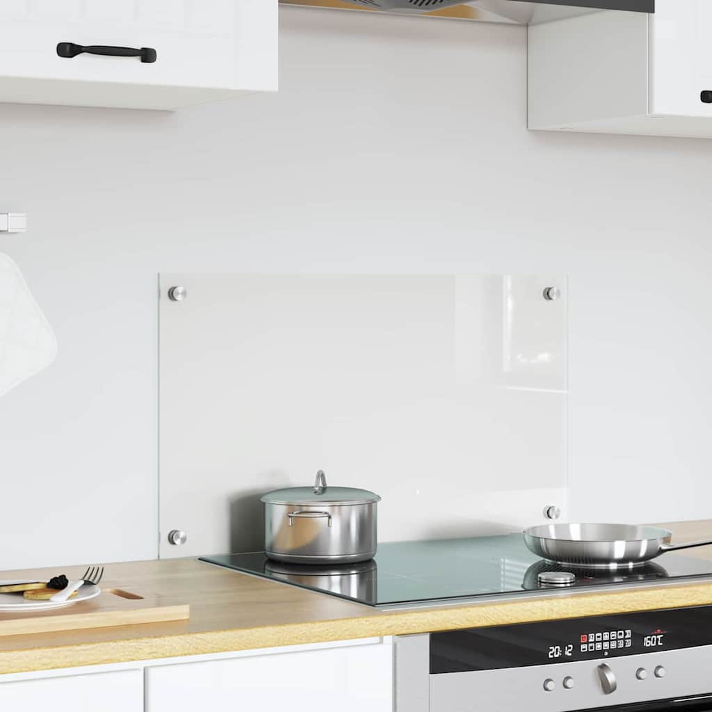 Kitchen Backsplash Transparent 70 x 40 cm Tempered Glass