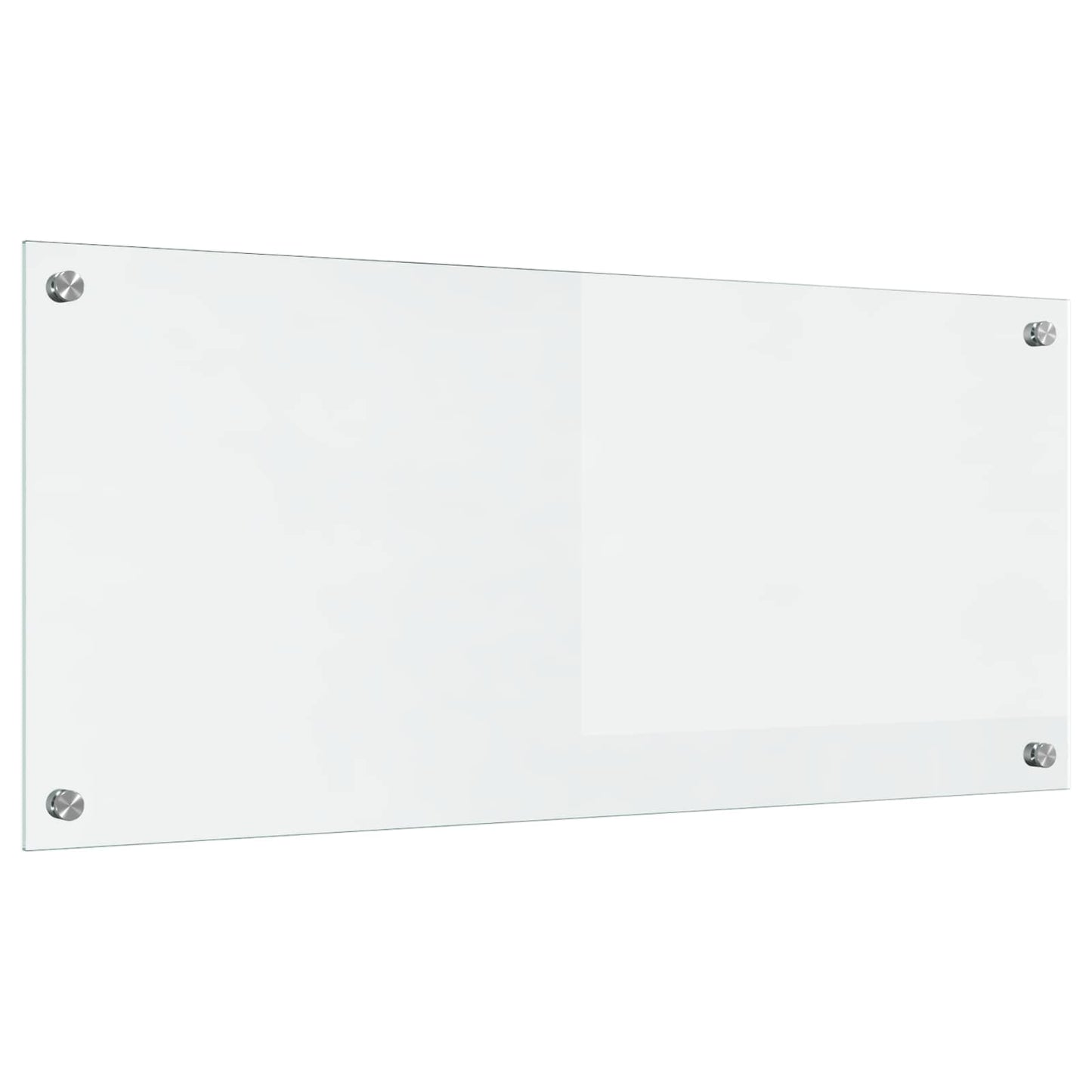 Kitchen Backsplash Transparent 90 x 40 cm Tempered Glass