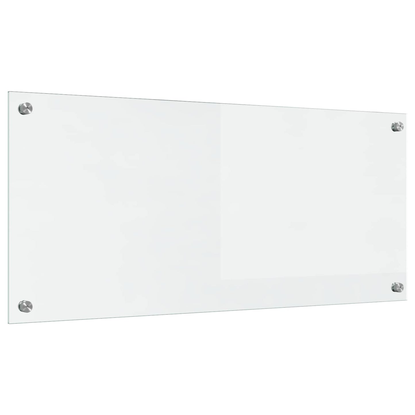 Kitchen Backsplash Transparent 90 x 40 cm Tempered Glass