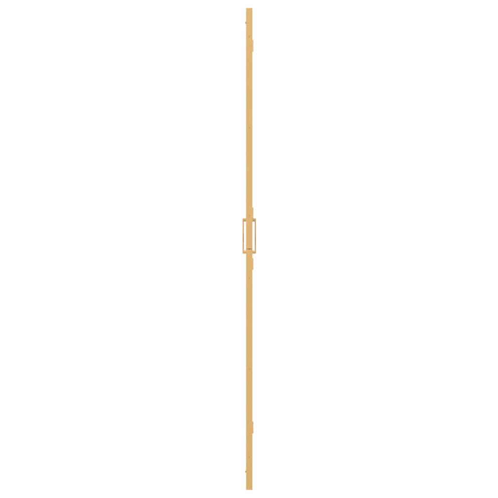 Walk-In Shower Wall Folding Gold 70 x 6.5 x 190 cm