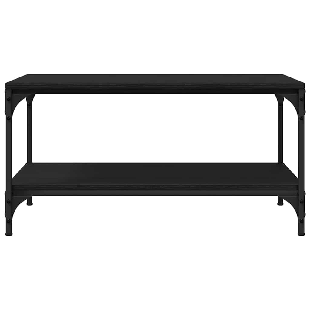Coffee Table Black Oak 82 x 50 x 40 cm Engineered Wood