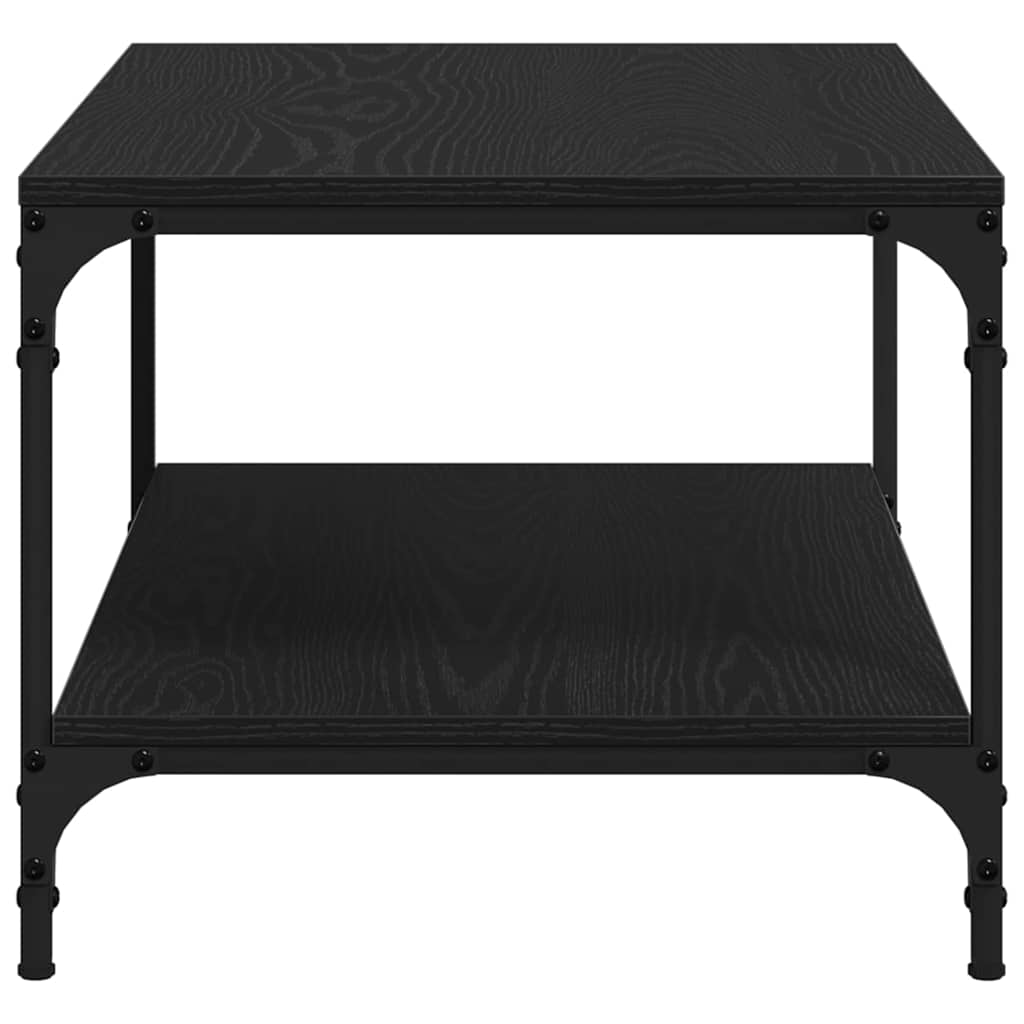 Coffee Table Black Oak 82 x 50 x 40 cm Engineered Wood