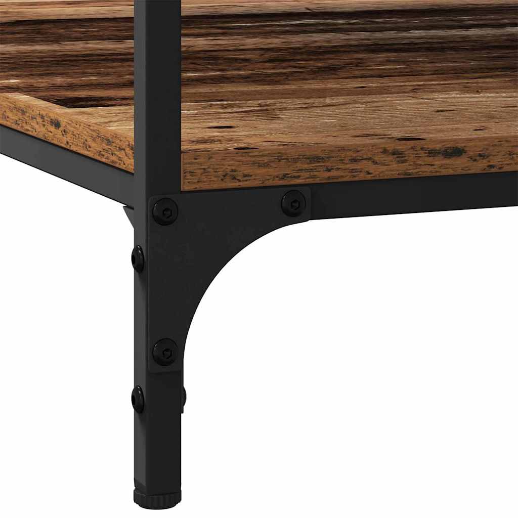 Coffee Table Old wood 80 x 80 x 40 cm Engineered Wood