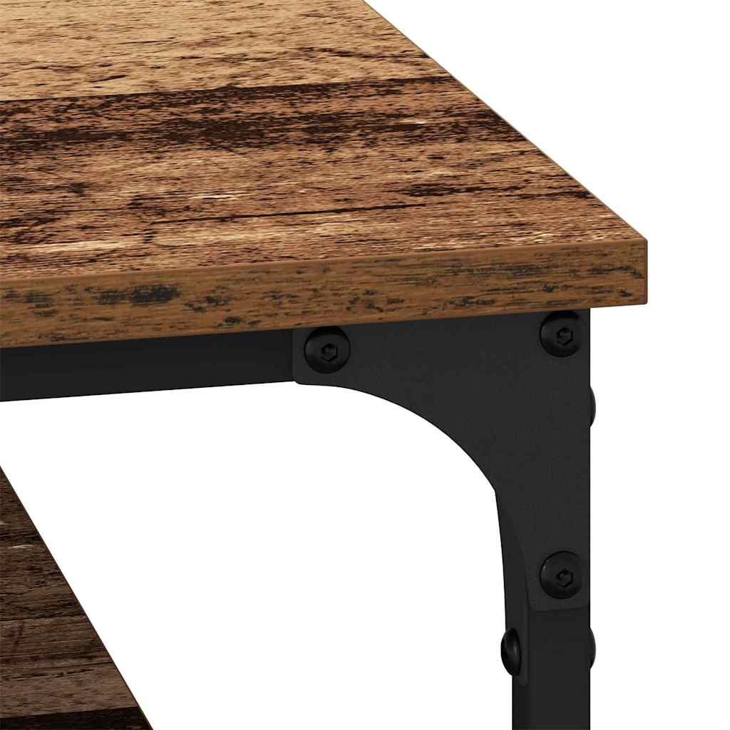 Coffee Table Old wood 80 x 80 x 40 cm Engineered Wood