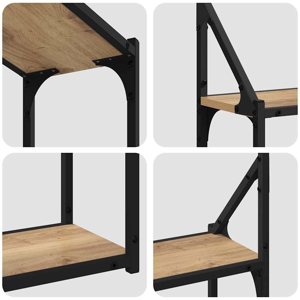 Wall Shelf Artisan oak 60 x 21 x 51 cm Engineered Wood