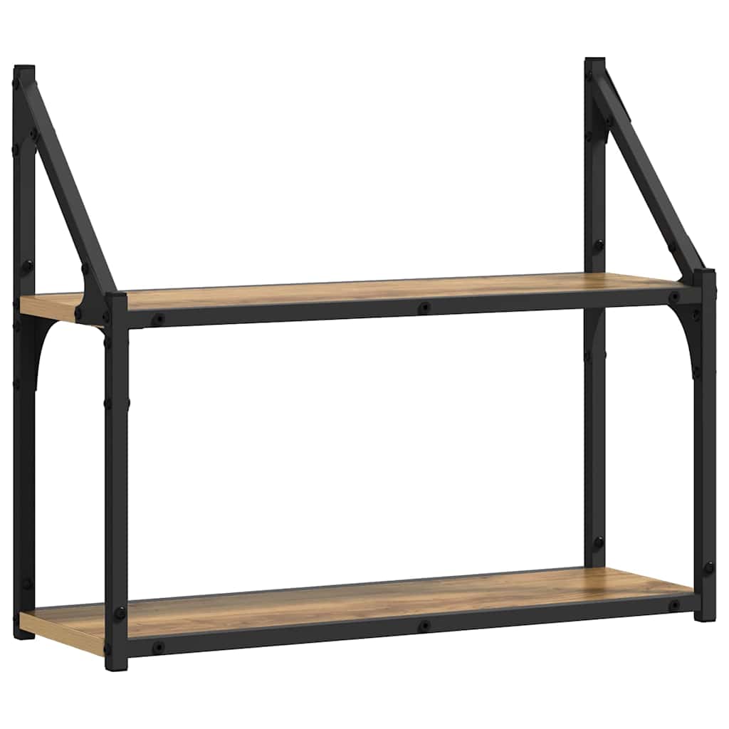 Wall Shelf Artisan oak 60 x 21 x 51 cm Engineered Wood