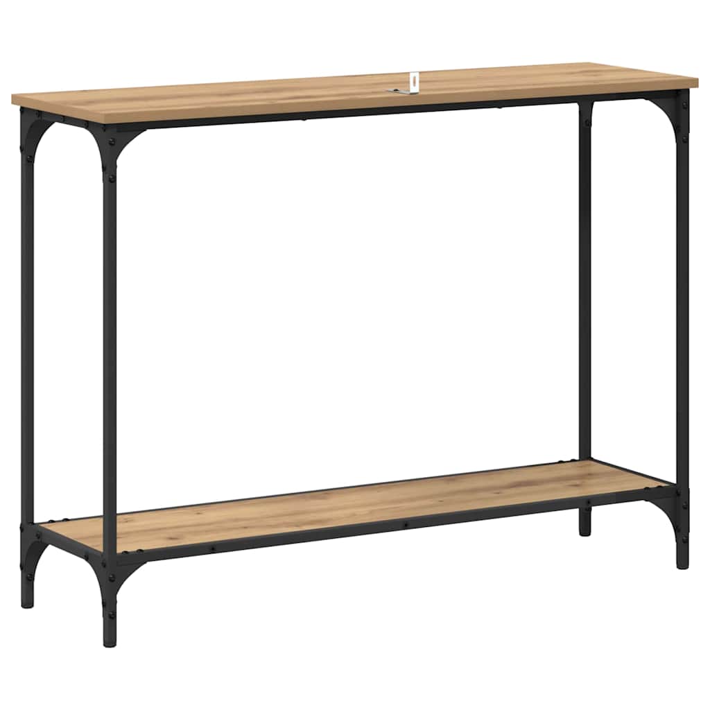 Console Table Artisan oak 101 x 30.5 x 75 cm Engineered wood