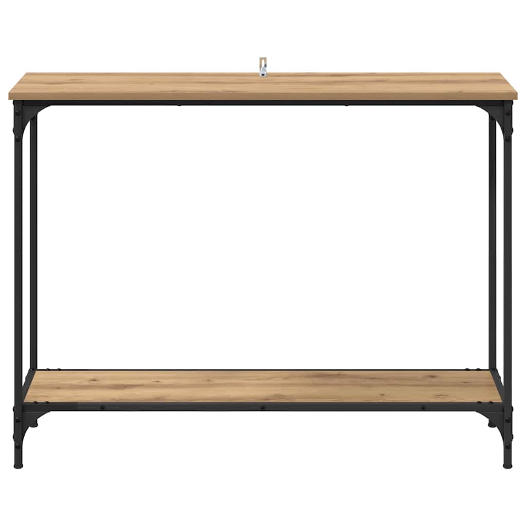 Console Table Artisan oak 101 x 30.5 x 75 cm Engineered wood