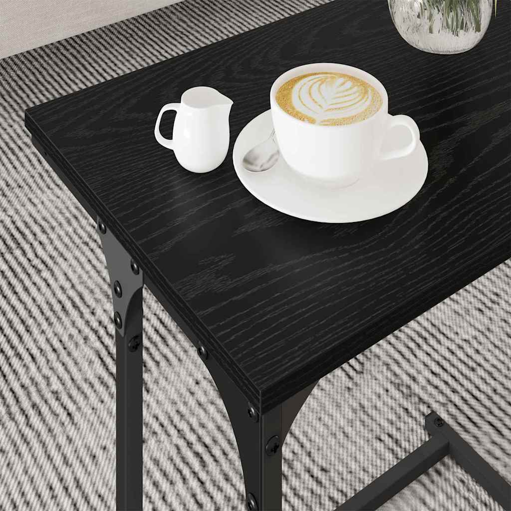 Nesting Coffee Table 3 pcs Black oak Engineered wood