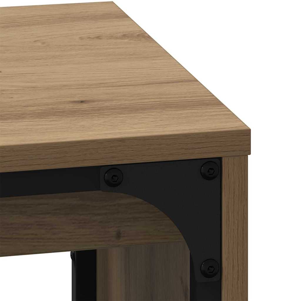 Coffee Table 3 pcs Artisan Oak Engineered wood