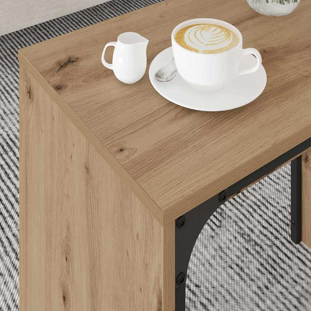 Coffee Table 3 pcs Artisan Oak Engineered wood