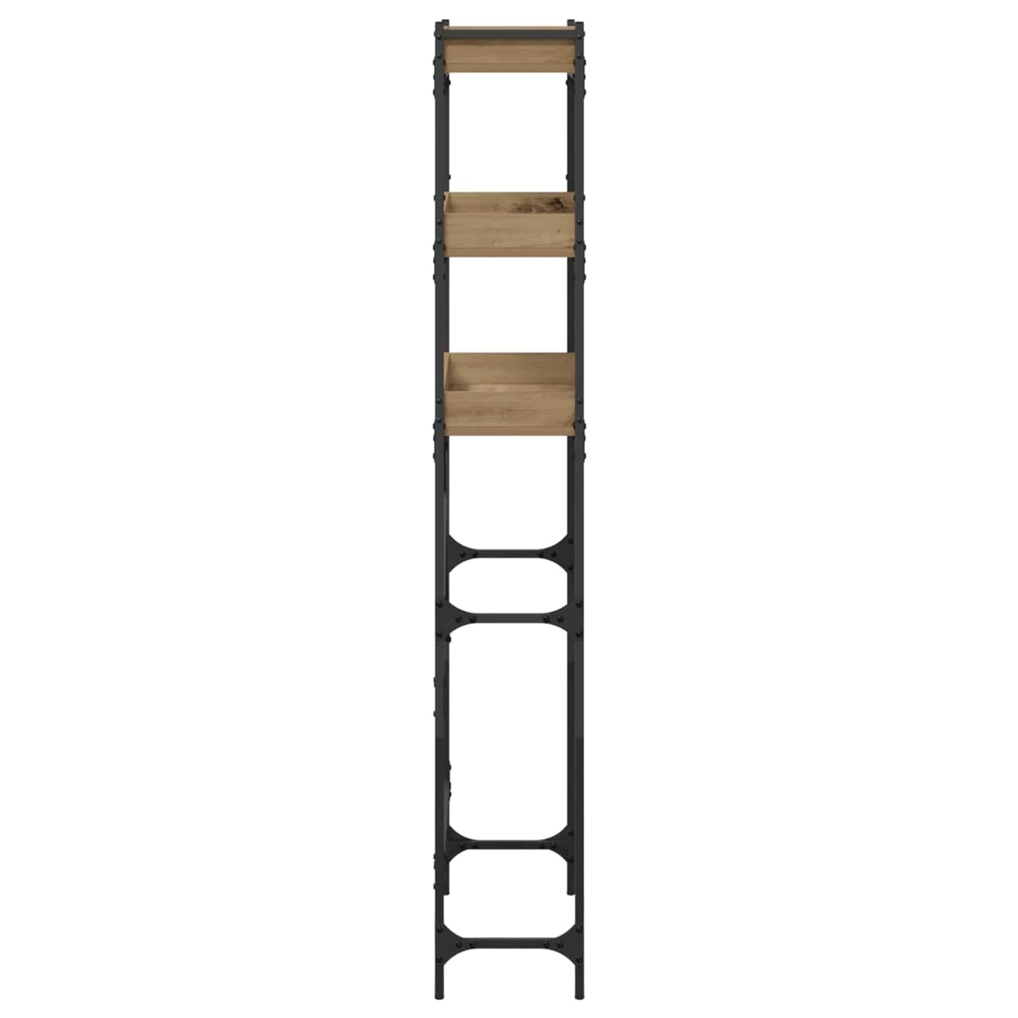 Washing Machine Shelf with Shelf Artisan Oak 67 x 25 x 163 cm