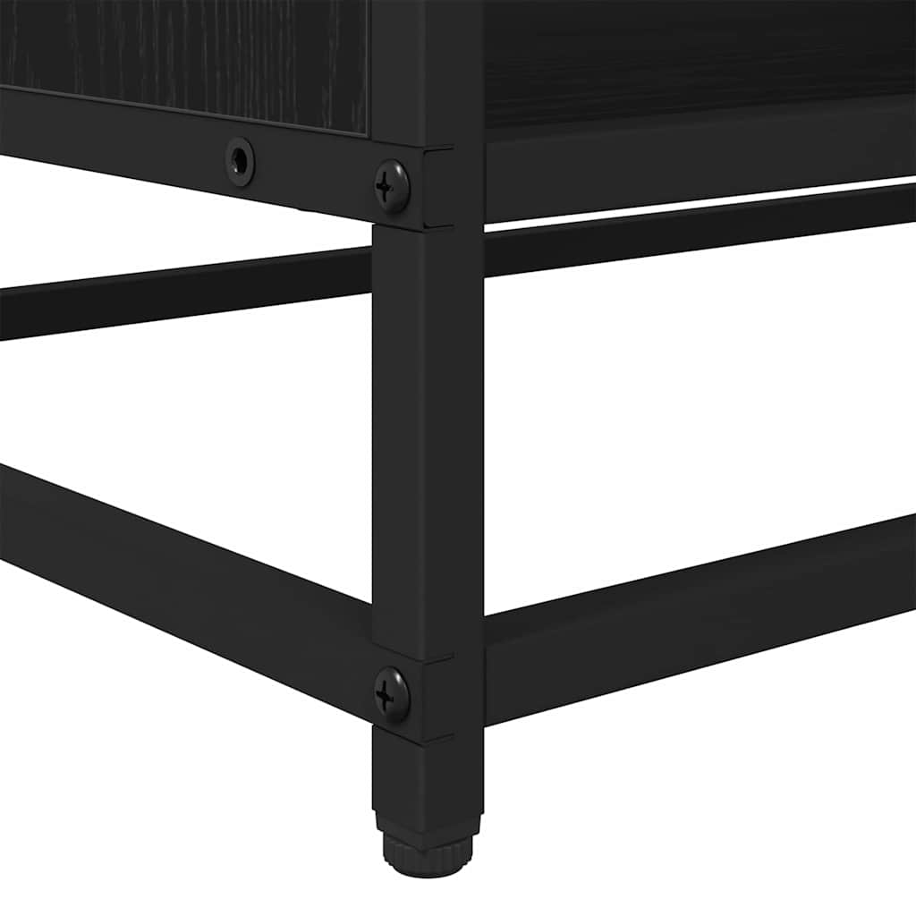 TV Units 61 x 40 x 46 cm Black Oak Engineered wood
