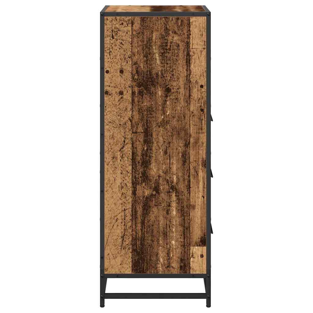 Bathroom Furniture Set with Drawer Old Wood 35 x 37.5 x 100 cm