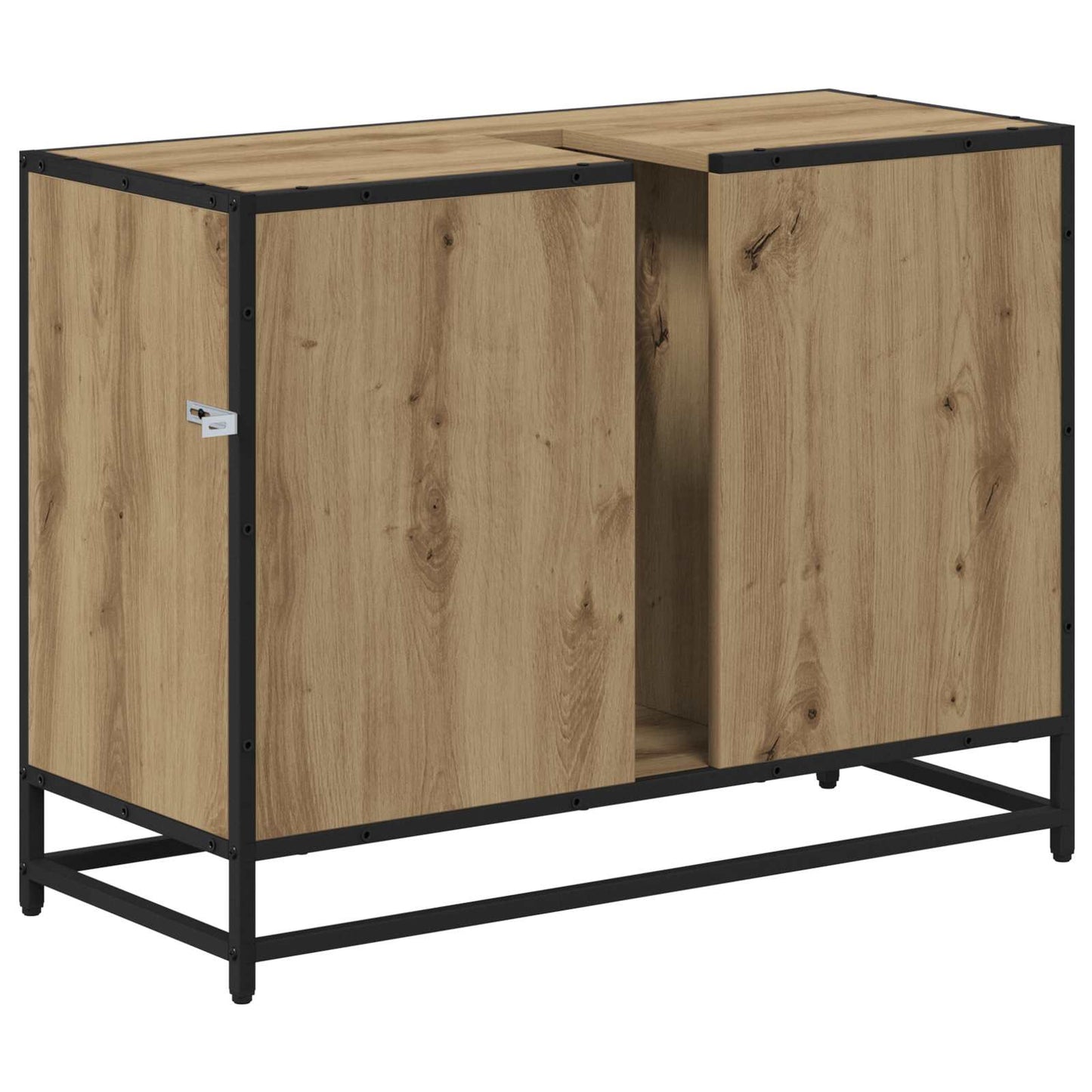 Bathroom Cabinet Artisan Oak 80 x 33 x 60 cm Engineered Wood