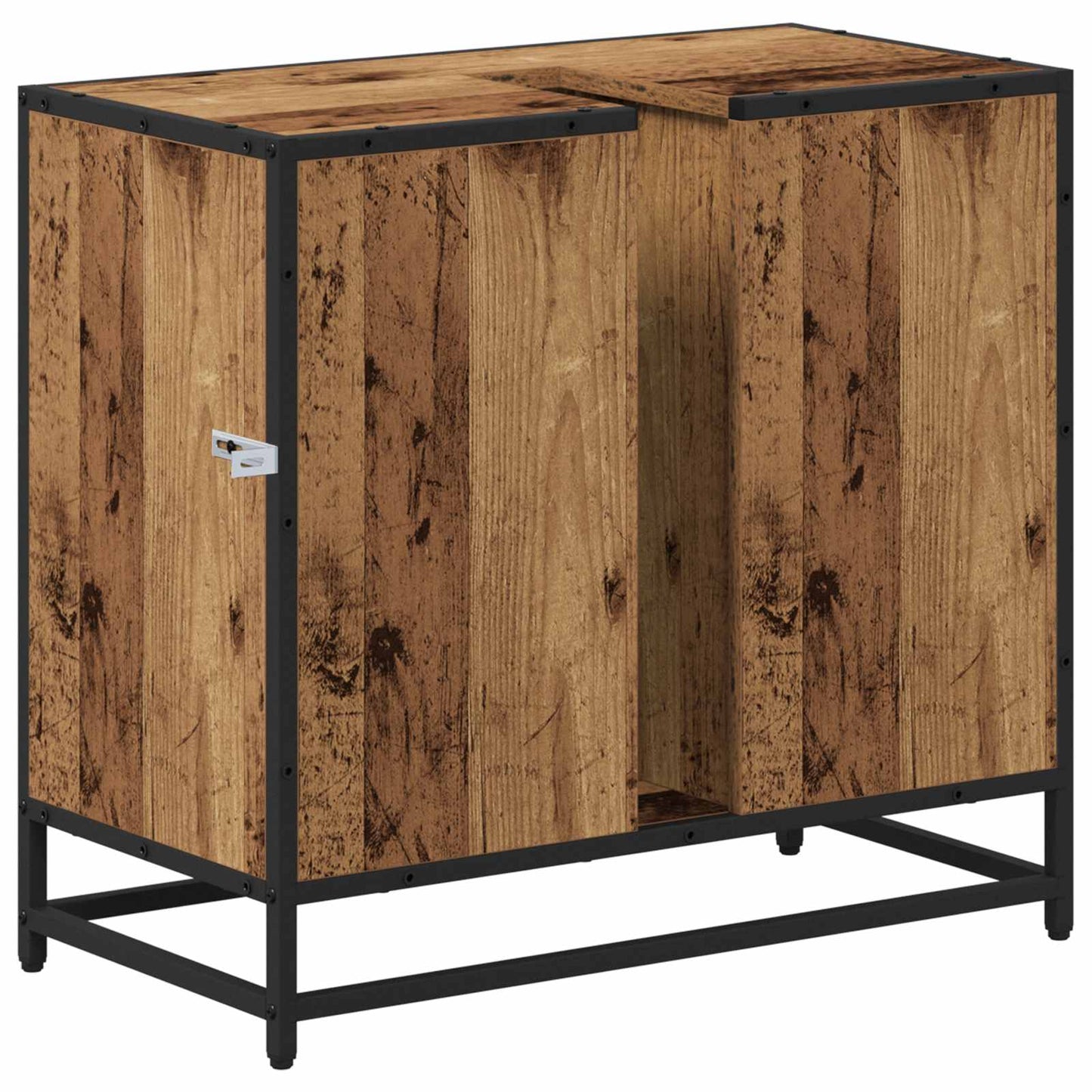 Bathroom Cabinet Old Wood 65 x 33 x 60 cm Engineered Wood