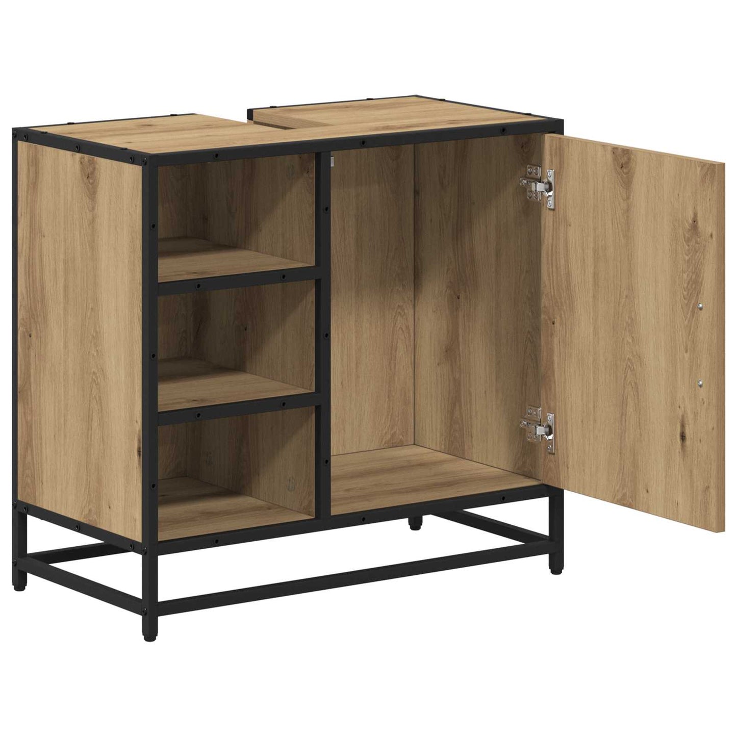 Bathroom Cabinet Artisan Oak 65 x 33 x 60 cm Engineered Wood