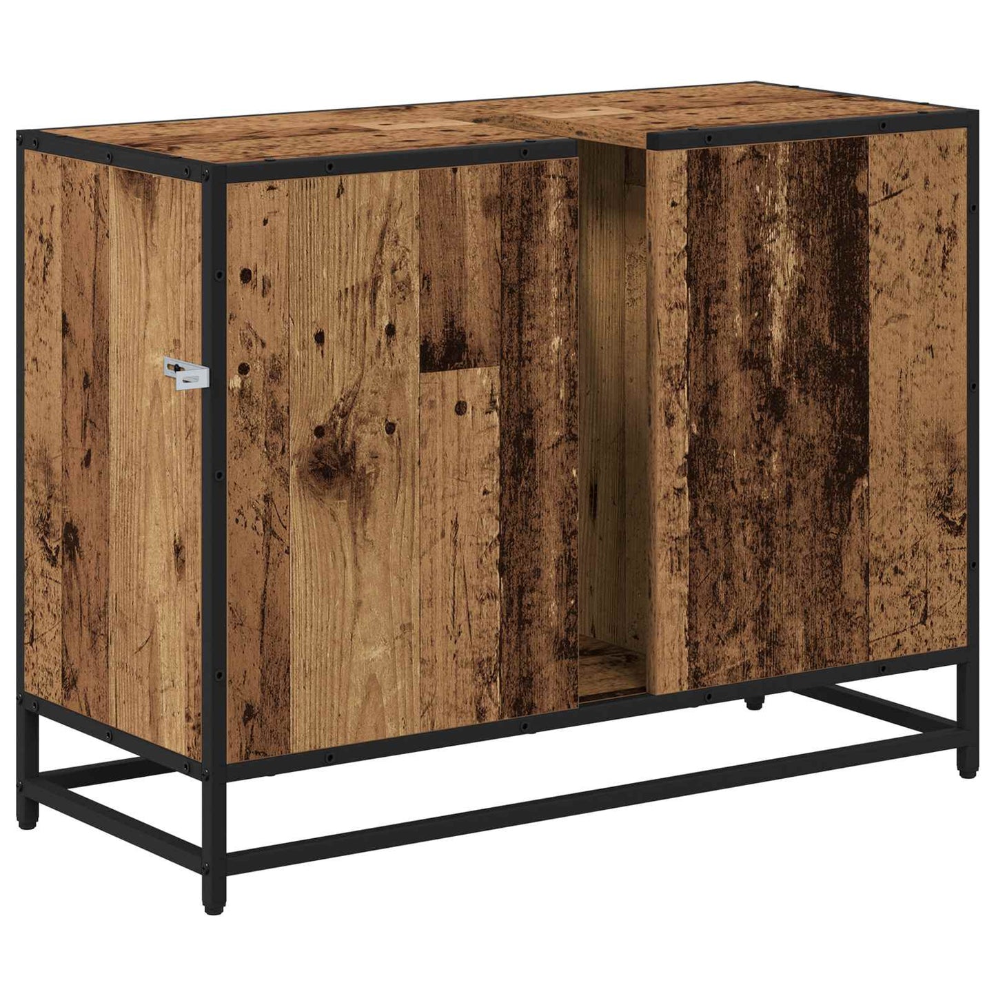 Bathroom Cabinet Old Wood 80 x 33 x 60 cm Engineered Wood