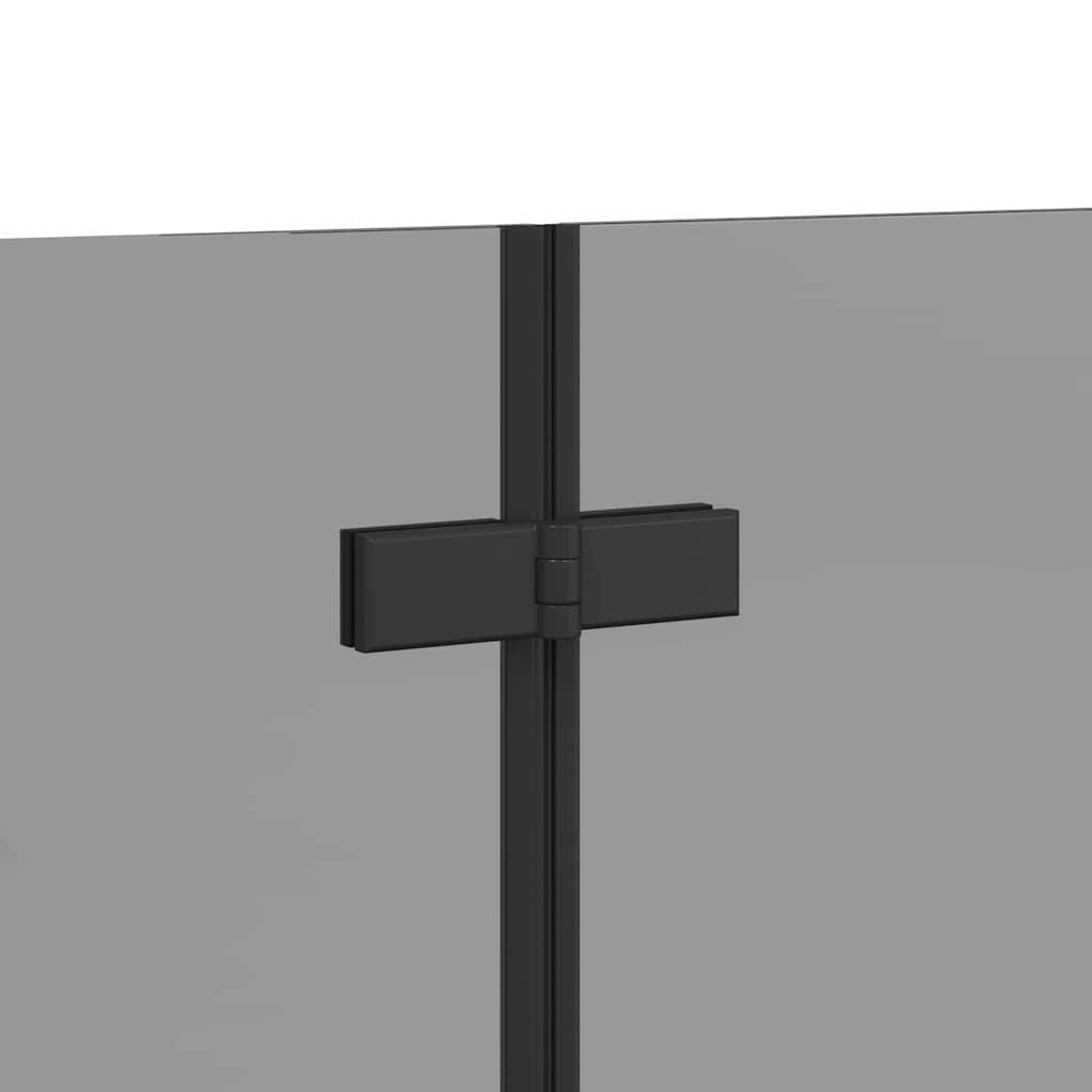 Shower Enclosure Manual Black 120 x 68 x 130 cm