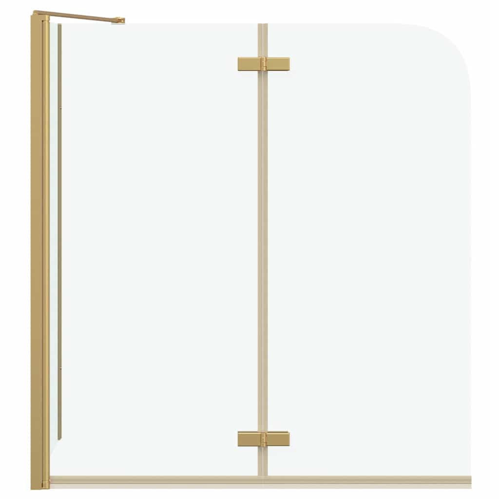 Shower Enclosure Gold 120 x 68 x 130 cm ESG Glass and Aluminium