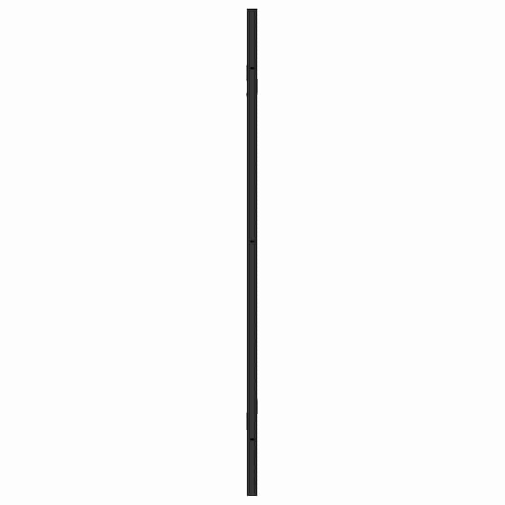 Shower Enclosure Manual Black and Transparent 130 x 130 cm
