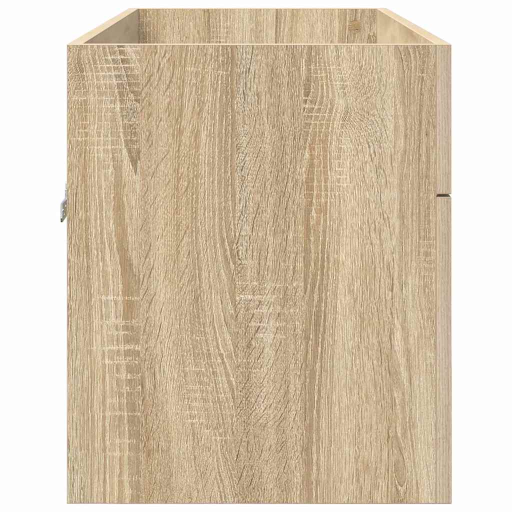 Sink cabinet with Storage with Door Sonoma Oak Engineered Wood