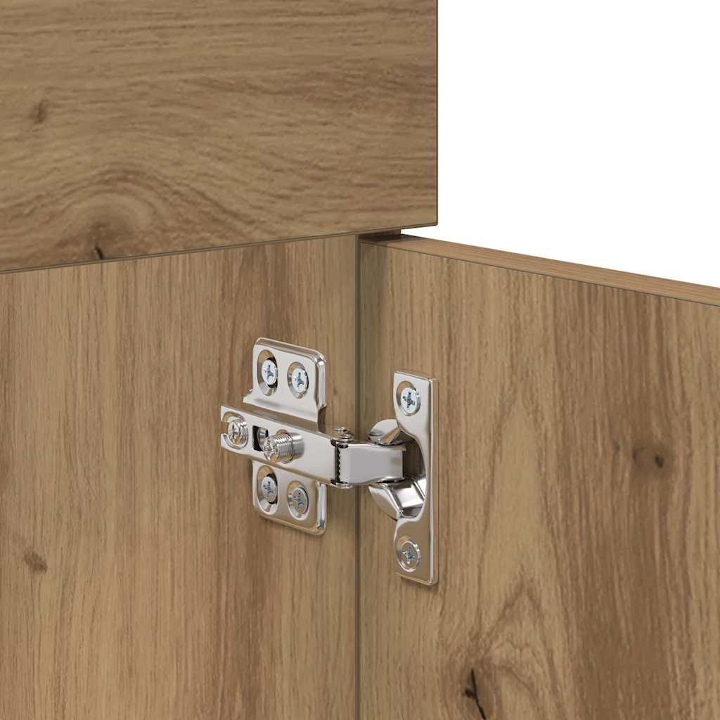 Sink cabinet with Storage with Door Artisan Oak Engineered Wood