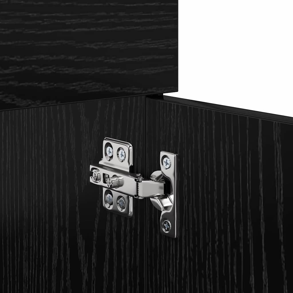 Sink cabinet with Storage with Door Black Oak Engineered Wood