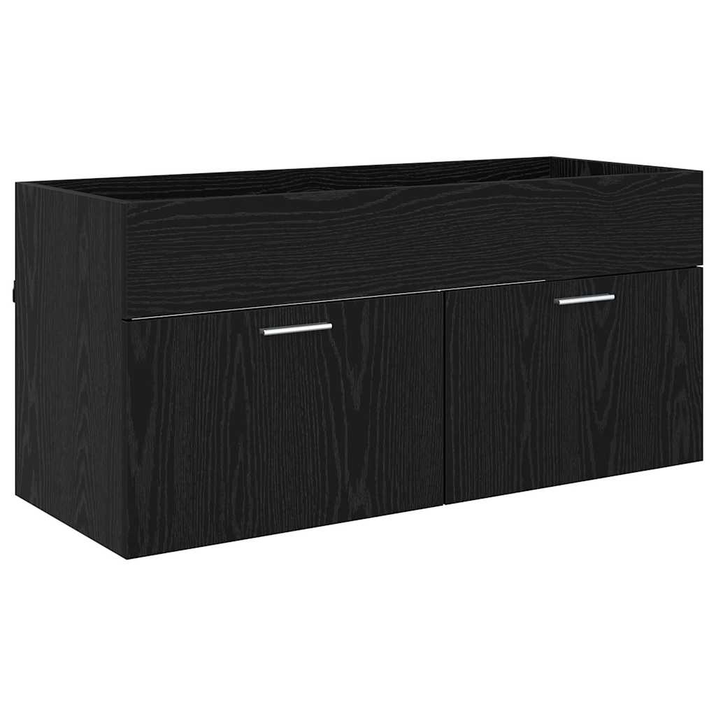Sink cabinet with Storage with Door Black Oak Engineered Wood