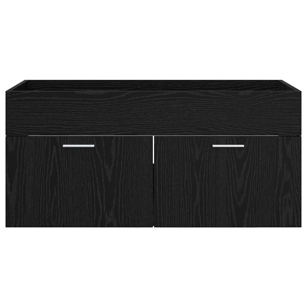 Sink cabinet with Storage with Door Black Oak Engineered Wood
