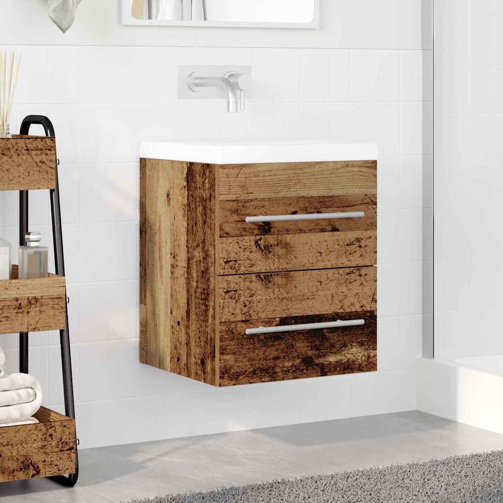 Sink cabinet Old Wood 38.5 x 41 x 48 cm Engineered Wood