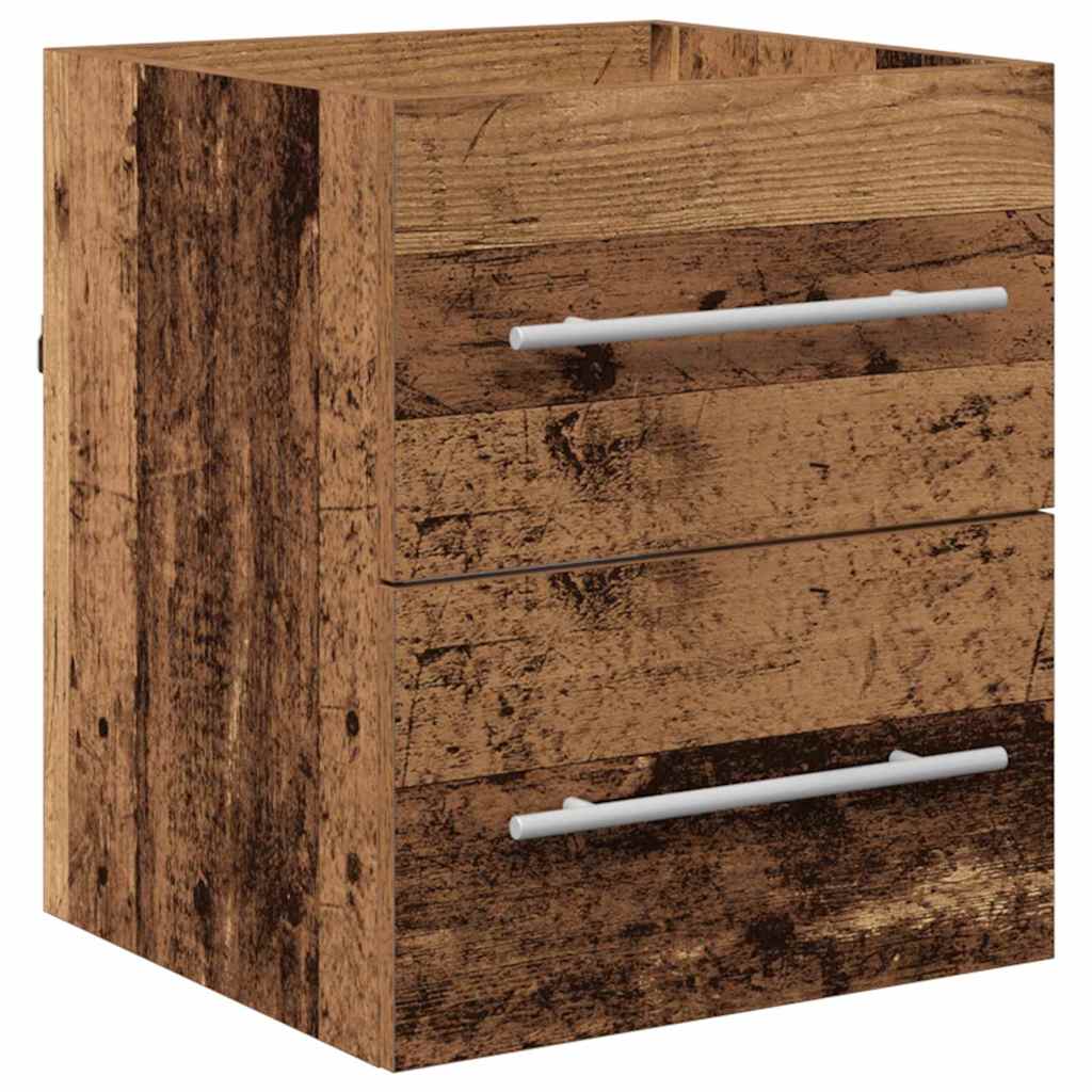 Sink cabinet Old Wood 38.5 x 41 x 48 cm Engineered Wood